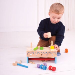 Houten gereedschapskist-3 jaar-Kiddeaus