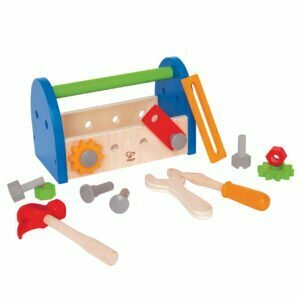 Hape houten gereedschapskist-houten speelgoed-houten gereedschap-Kiddeaus