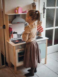 Houten speelgoedkeuken