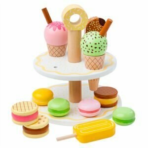BigJigs zoetige snacks-Houten speeleten-houten speelgoed-Kiddeaus