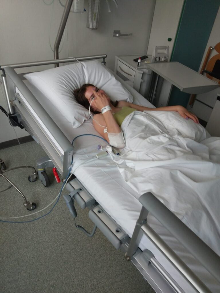 Luna in het ziekenhuis-Kiddeaus