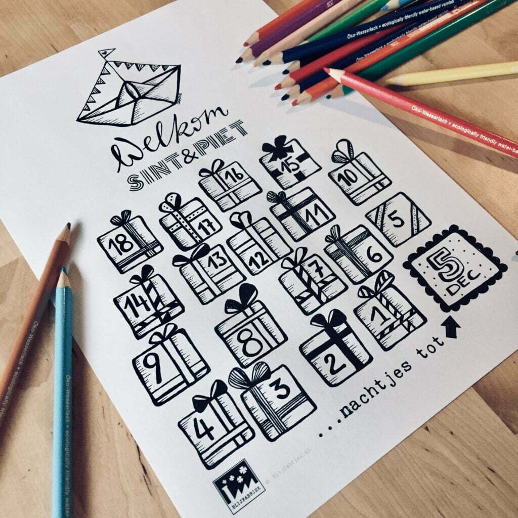 Sinterklaas aftelkalender