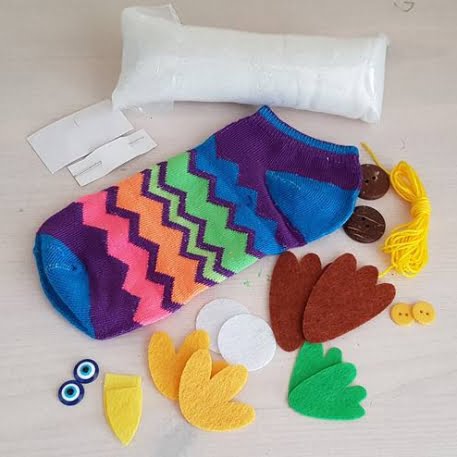 benodigdheden uiltje knutselen