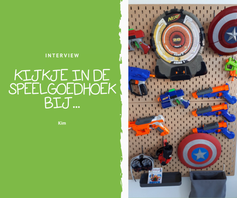 Kijkje in de speelgoedhoek bij...Kim-Kiddeaus