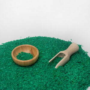 Sensomotorische speelrijst - Groen - 300gram-Kiddeaus