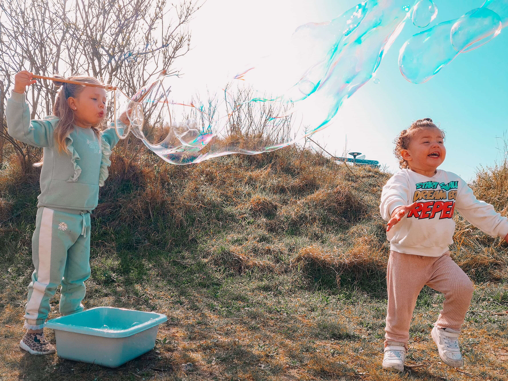 Zeepbellen maken-Kiddeaus